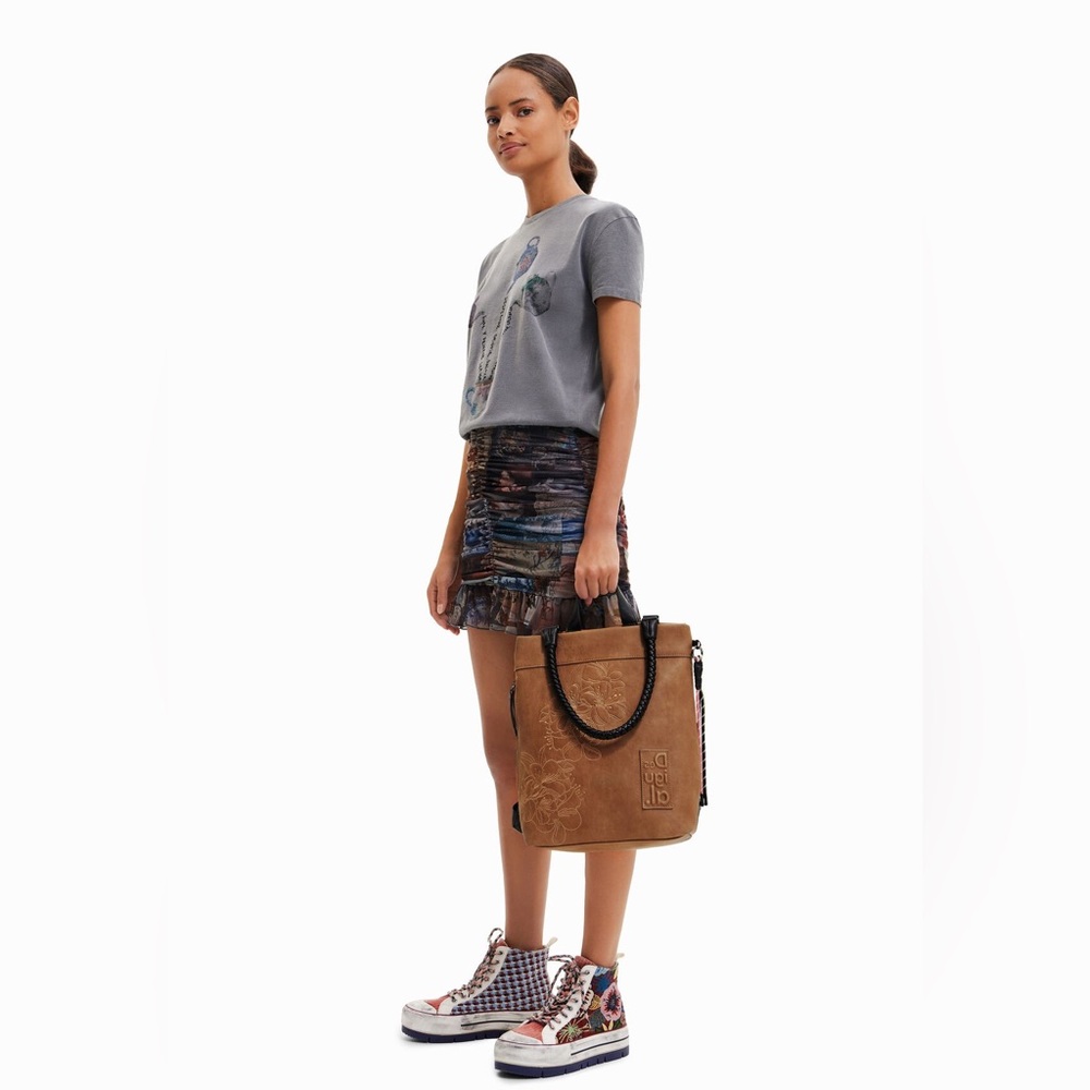 DESIGUAL SOFT FLORAL BACKPACK - Picture 8 of 10